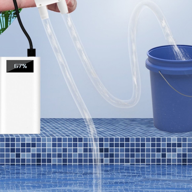 Color: WHITE - Water Pump Self-priming Pump 5V Water Pump USB Small Pump Vacuum Mini Elecctric Water Pump Replacement 4L/min Drop Ship