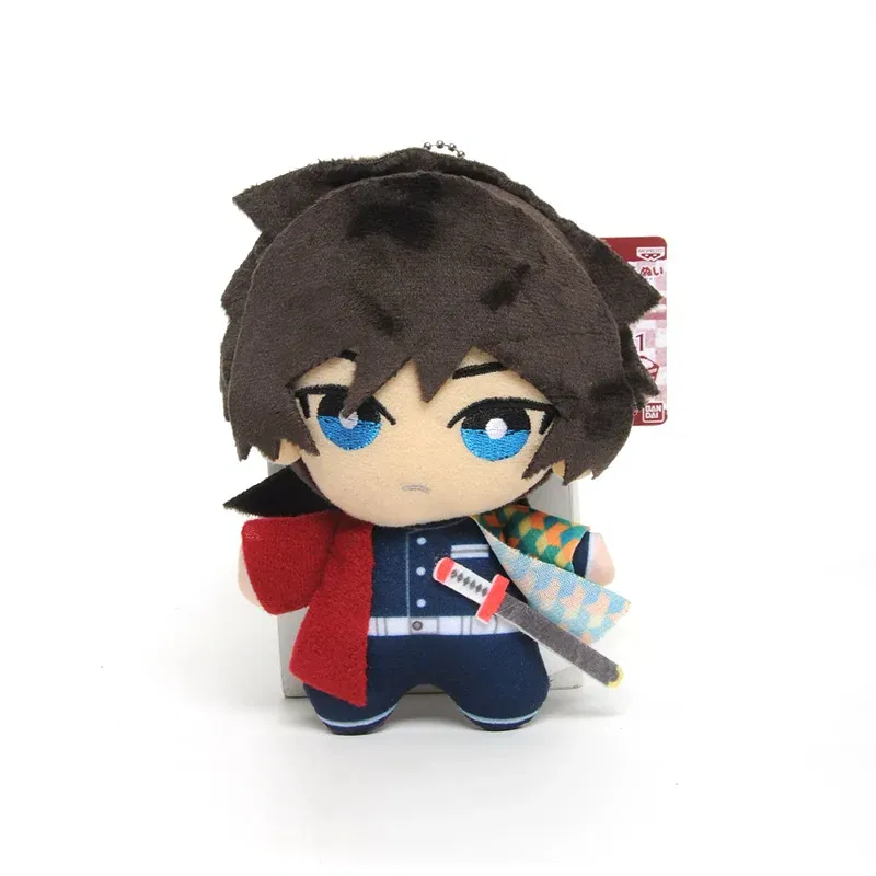 Color: HotPink, Height: 11cm-30cm - 15cm Japan Anime Demon Slayer Akaza Rui Iguro Obanai Tanjirou Kamado Nezuko Agatsuma Zenitsu Plush Toys Doll Peluche Gift
