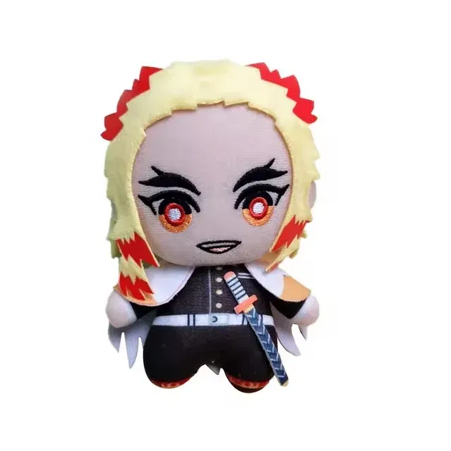 Color: HotPink, Height: 11cm-30cm - 15cm Japan Anime Demon Slayer Akaza Rui Iguro Obanai Tanjirou Kamado Nezuko Agatsuma Zenitsu Plush Toys Doll Peluche Gift