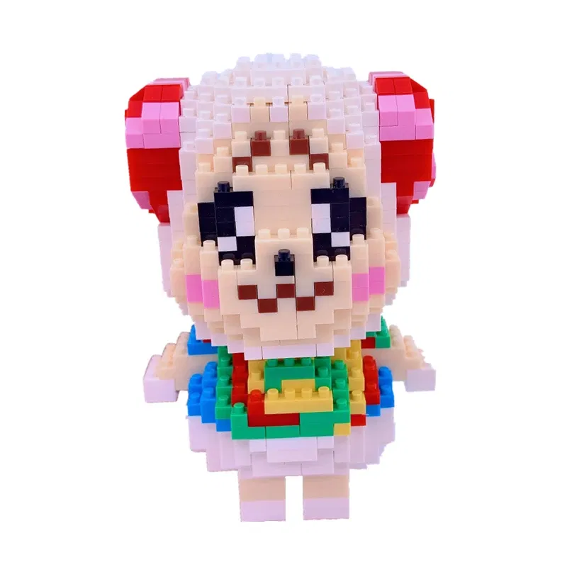 Color: Light Grey - Creative Animal Forest Friends Association Building Blocks Raymond Model Toys Puzzle Decompression Game Children's Puzzle Gift