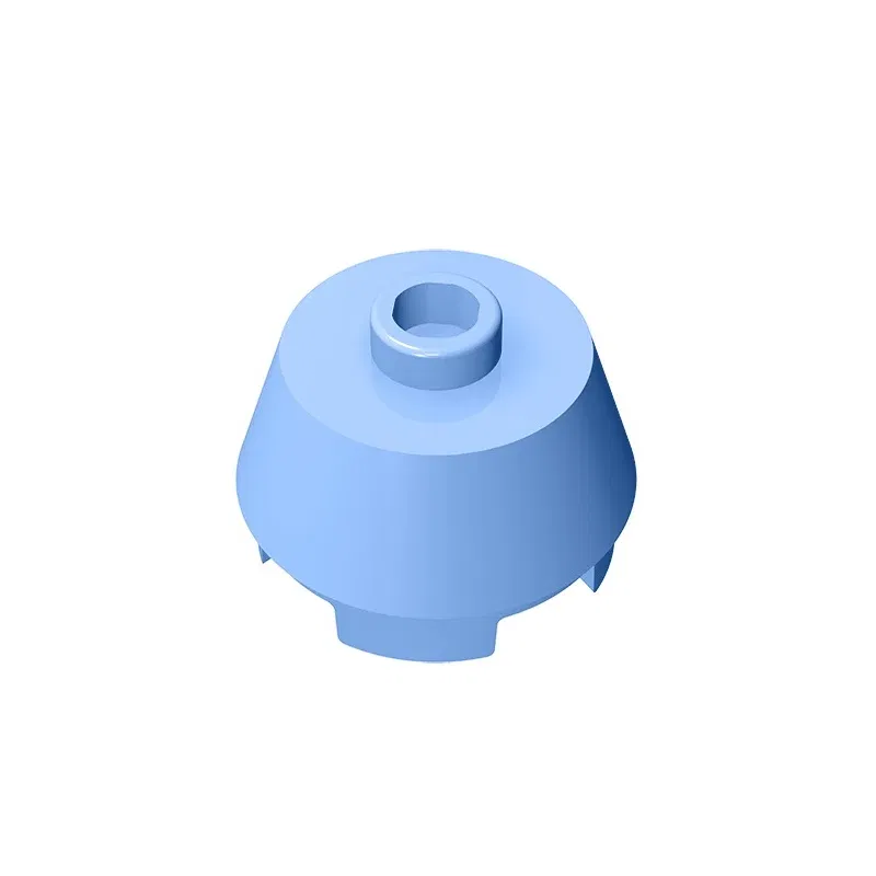 Color: SKY BLUE - Gobricks GDS-946 Cone 2 x 2 Truncated compatible with lego 98100 pieces of children's DIY Educational Building Blocks Technical
