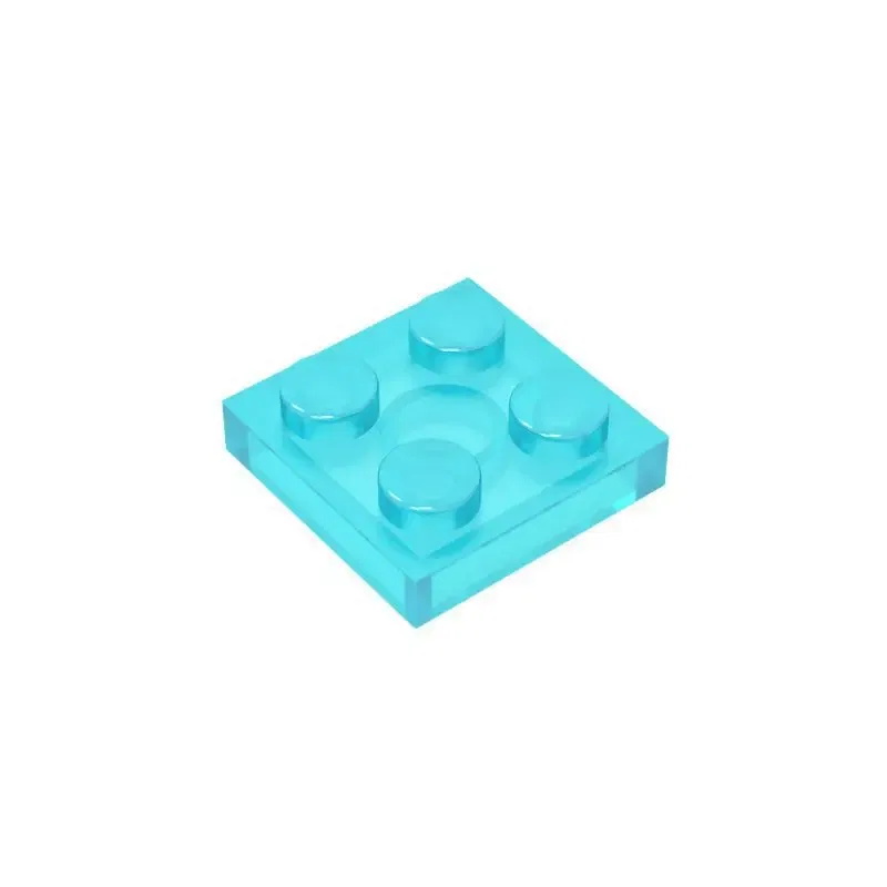 Color: Light Blue - 20Pcs MOC Parts 3022 94148 Plate 2 x 2 Compatible Bricks DIY Assmble Building Blocks Particle Kid Puzzle Brain Toy Birthday Gif