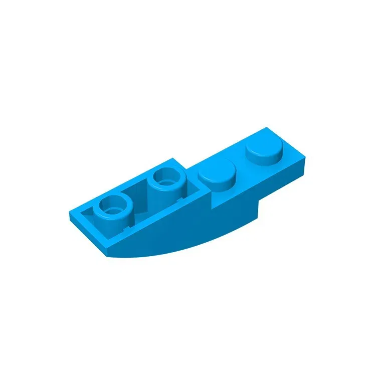 Color: Silver - Gobricks GDS-731 BRICK 1X4X1 INV. BOW compatible with lego 13547 children's DIY Educational Building Blocks Technical