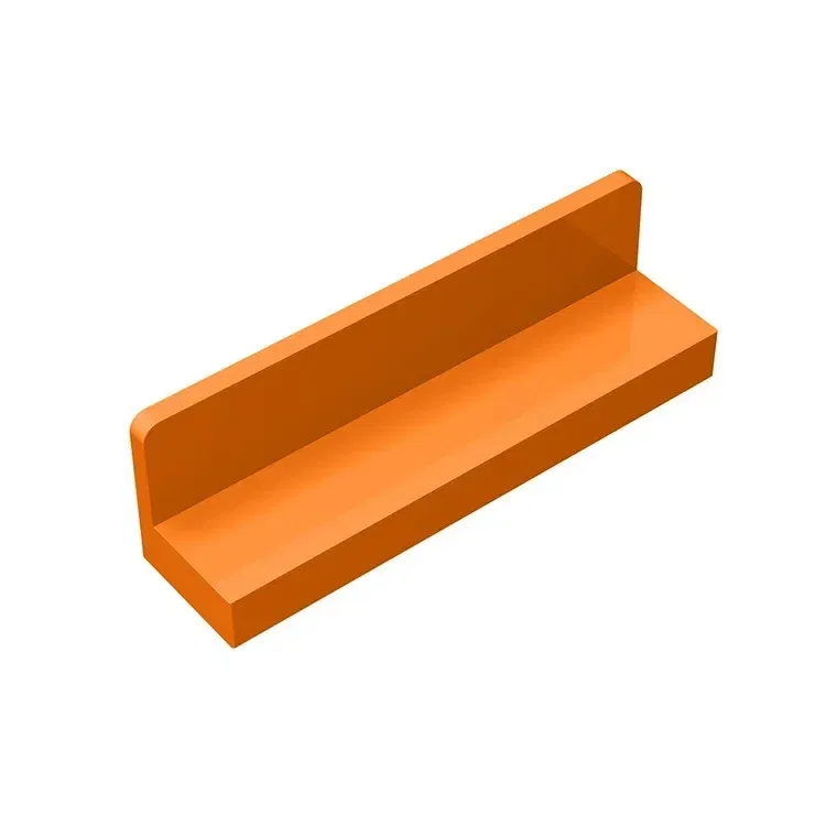 Color: wood - Gobricks GDS-861 Panel 1 x 4 x 1 compatible with lego 15207 30413 43337 children's DIY Educational Building Blocks Technical