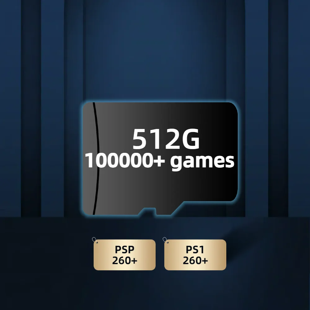 Color: Sky blue, Ships From: CHINA - Game Card For Anbernic RG ARC S D Memory TF Plug&Play Retro Games PSP PS1 SD portable Handheld High Speed Card 1Tb 512G