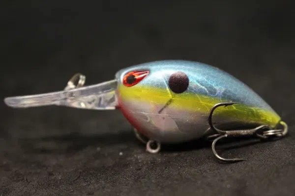 Color: Rubine - wLure Crankbait Wobble Fishing Lure 6cm 5g Deep Diving Tight Action Fresh Water Hard Bait Floating 8# Hooks Insect Bait C770
