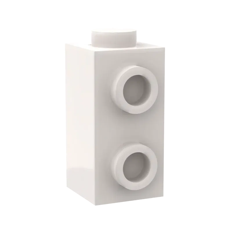 Color: Red - 10PCS Assembles Particles 32952 1x1x1 2/3 Single side Mini Bricks Building Blocks DIY Replaceable Parts Toys For Children Gifts