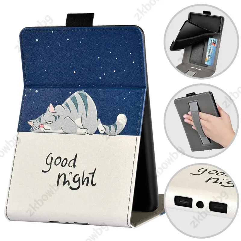 Color: Yellow, Size: 12.4 - Cute Smart Case for 6.8' 6'' Kindle Paperwhite Signature 11th Generation Edition 12th 2024 7'' 7th 10th 6th M2L4EK RS23CV Cover