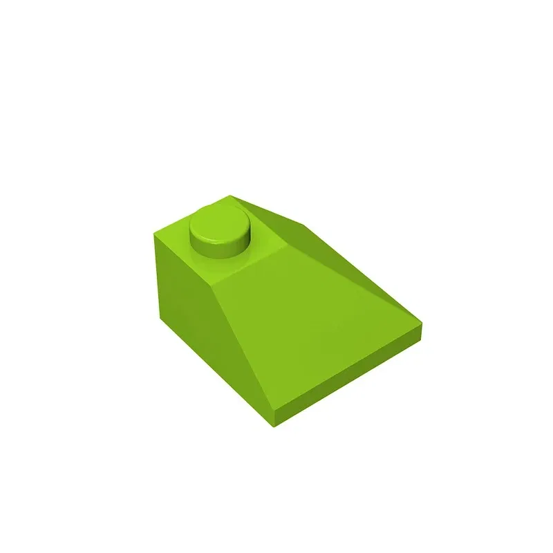Color: Apricot - Gobricks GDS-621 CORNER BRICK 2X2/45 OUTSIDE compatible with lego 3045 children's toys Assembles Building Blocks