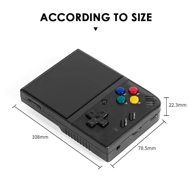 Color: Blue, Bundle: Bundle 1 - MIYOO Mini Plus Portable Retro Handheld Game Console V2 Mini+ IPS Screen Classic Video Game Console Linux System Children's Gift