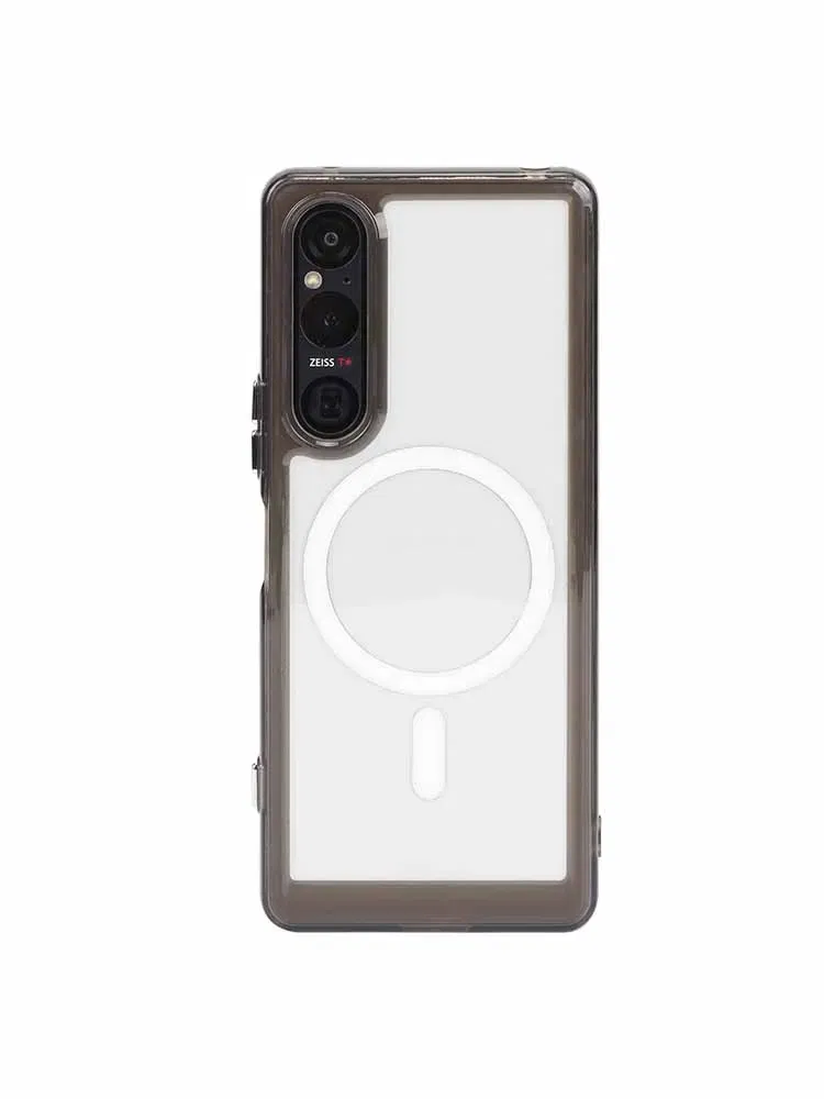 Color: GRAY, Material: aluminum - Magnetic Luxury Matte Translucent Armor Shockproof Case For Sony Xperia 1V Sony Xperia 1VI For Magsafe Wireless Charge Cover