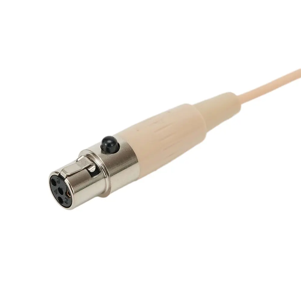 Color: Brown, Ships From: CHINA - Professional Omnidirectional Mic With Hidden Ear Hooks ?¦4.0 Mm 18mv/Pa 100~20KHz 1K?© ?±30% Beige Music Instruments Accessories