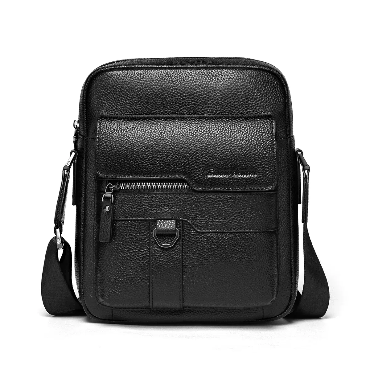 Color: Brown, Ships From: CHINA - BISON DENIM Genuine Leather Crossbody Bag Men Women Messenger Casual Cowhide Shoulder Bag High Quality Business Male Handbags