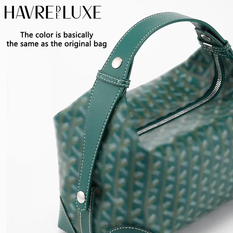 Color: Rose Gold - Bag extended shoulder strap for Goyard Bowling 25 toiletries bag handle shoulder replacement strap bag modification accessories