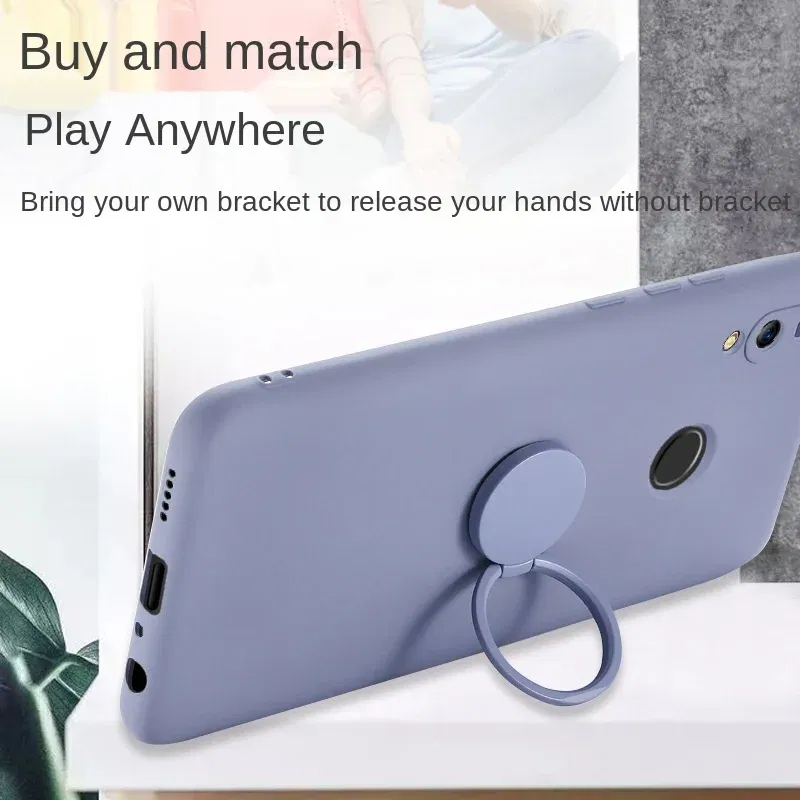 Color: Pink - Mobile Phone Holder Ring Buckle Metal Lazy Car Holder Liquid Gift for IPhone XS Huawei Samsung Cell Smart Phone Ring Holder