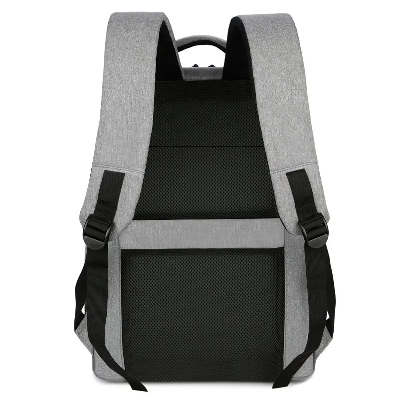 Color: GRAY - 2024 New Leisure Outdoor Sports Backpack Fashion Business Travel 15.6inch Laptop Backpack Waterproof Anti-theft Student Backpack