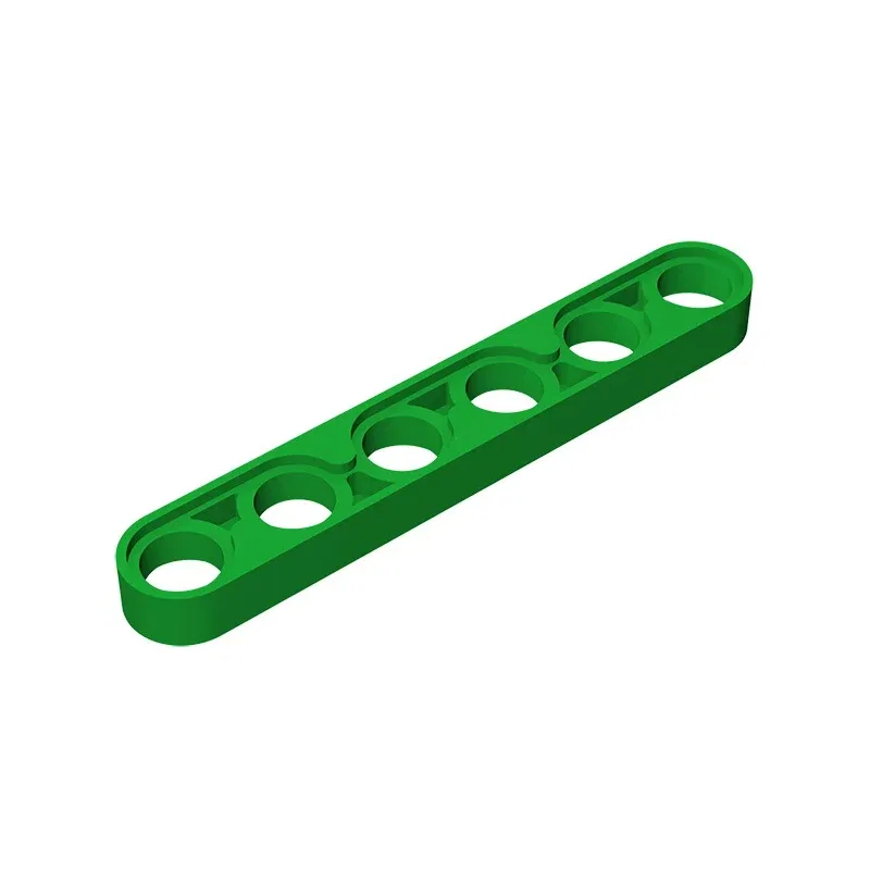 Color: Red - Gobricks GDS-694 Technical, Liftarm Thin 1 x 6 compatible with lego 32063 pieces of children's DIY Building Blocks Technical