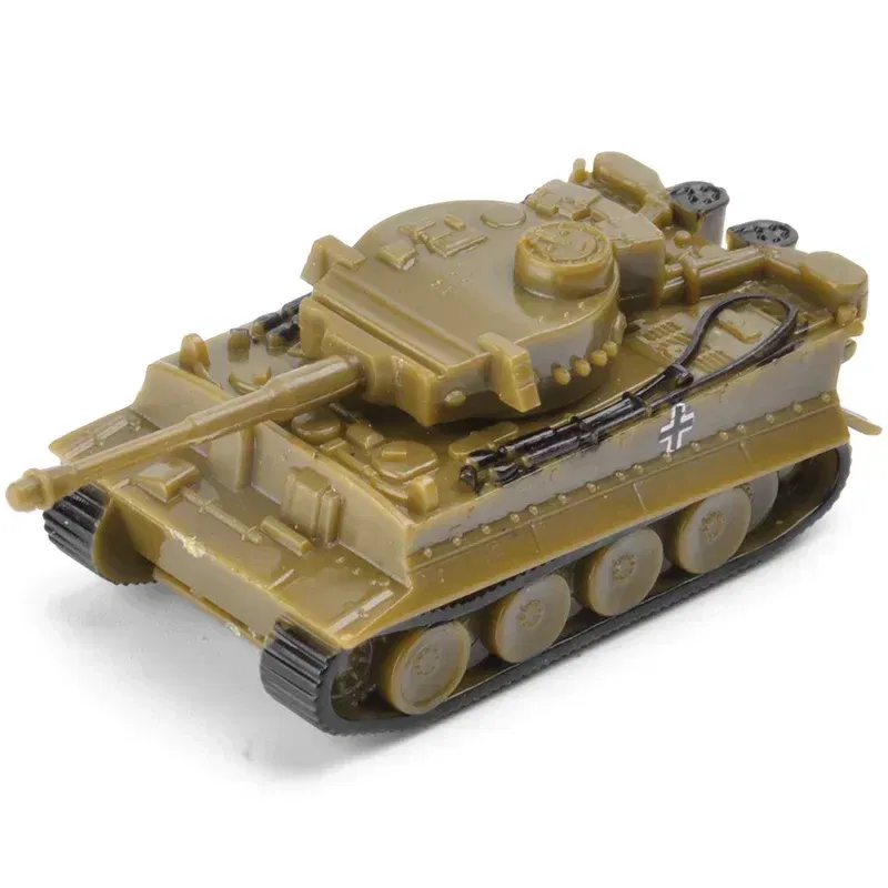 Color: VIOLET/?«?—?…° - 1/144 4D Classic Tank Model WWII Tiger Leopard US GER CHN USSR RUS Finished Model Sand Table Plastic Tanks Toy