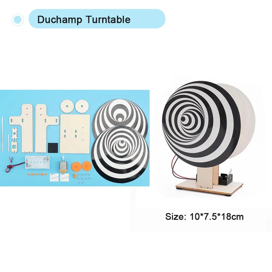 Color: Pinkish Grey - DIY Physical Model Science Experiment Educational Toy Handmade Small Production Assembly Craft Technology Project for School Kid