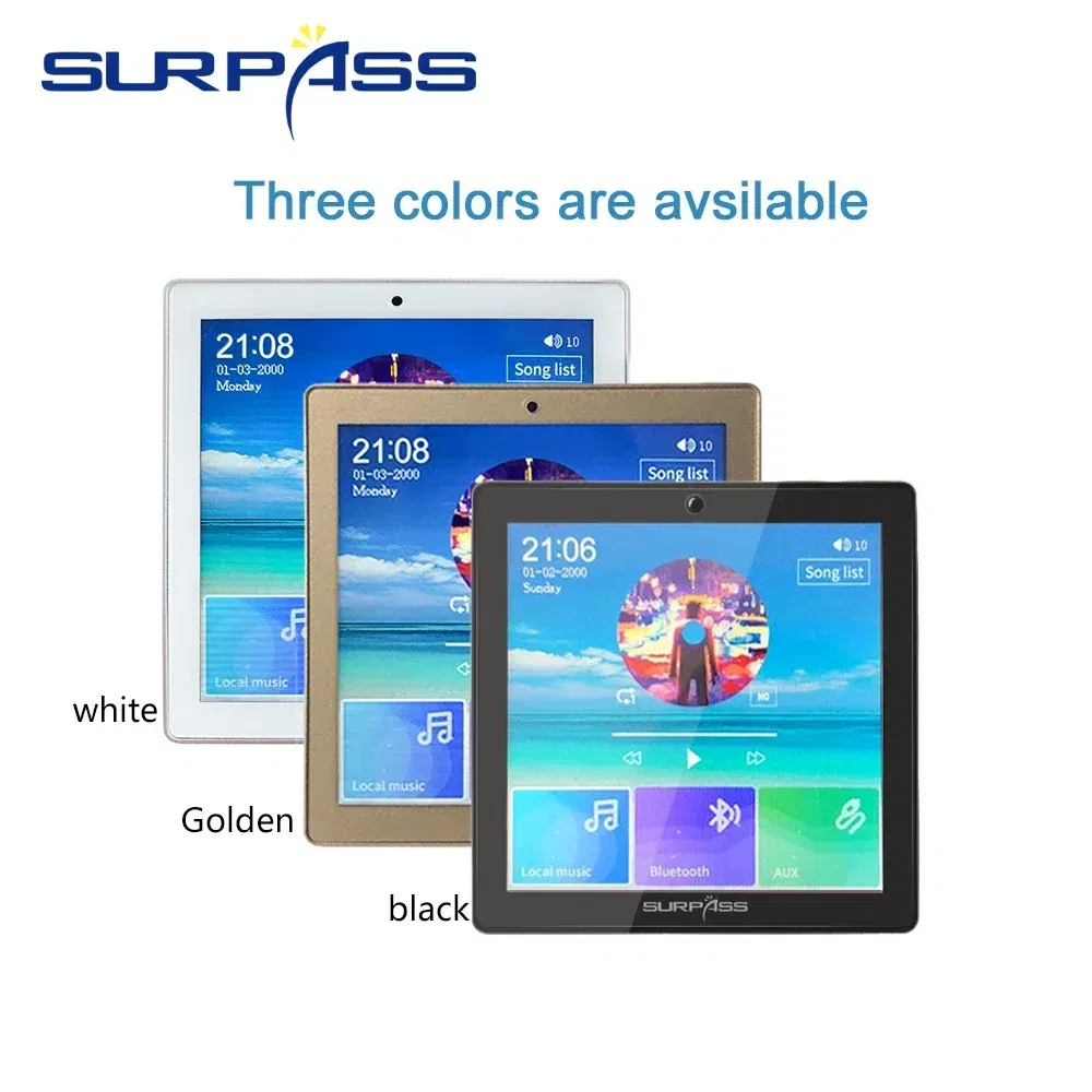 Ships From: CHINA, Color: Brown - Smart Home Audio 4 Channel Wireless Bluetooth-compatible Wall Amplifier Mini Multifunction Stereo Board Hifi with Fm Radio