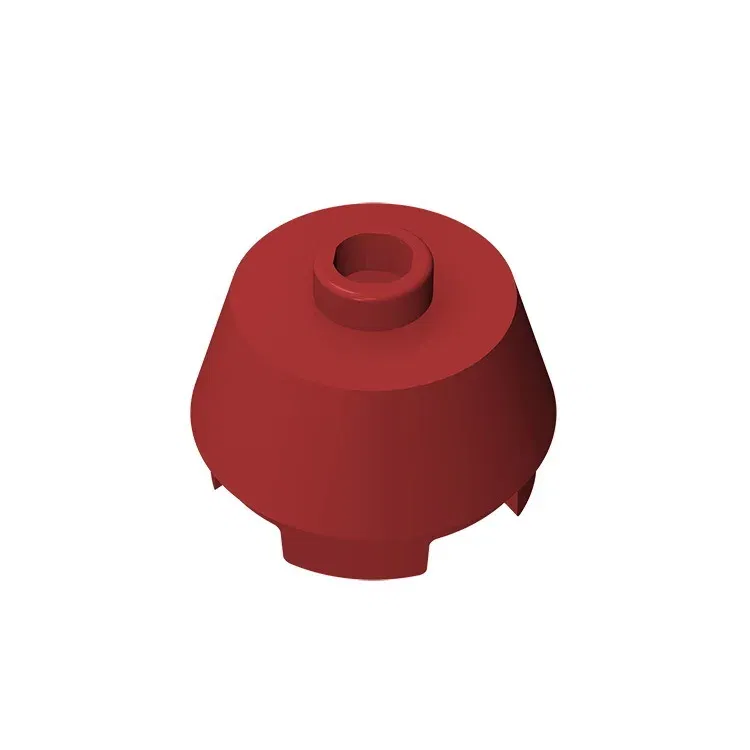 Color: Brown - Gobricks GDS-946 Cone 2 x 2 Truncated compatible with lego 98100 pieces of children's DIY Educational Building Blocks Technical