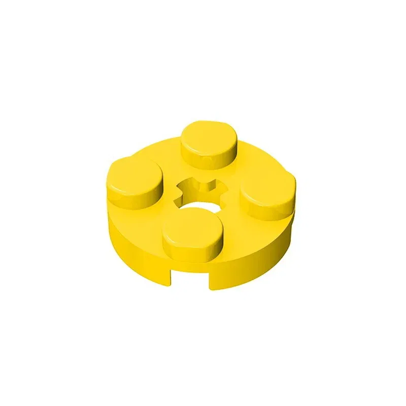 Color: WHITE, Size: M - Lot 4032 Plate Round 2 x 2 with Axle Hole Bricks Toys For Technical Buildings? Blocks Compatible Assembles Particles Kids DIY MOC