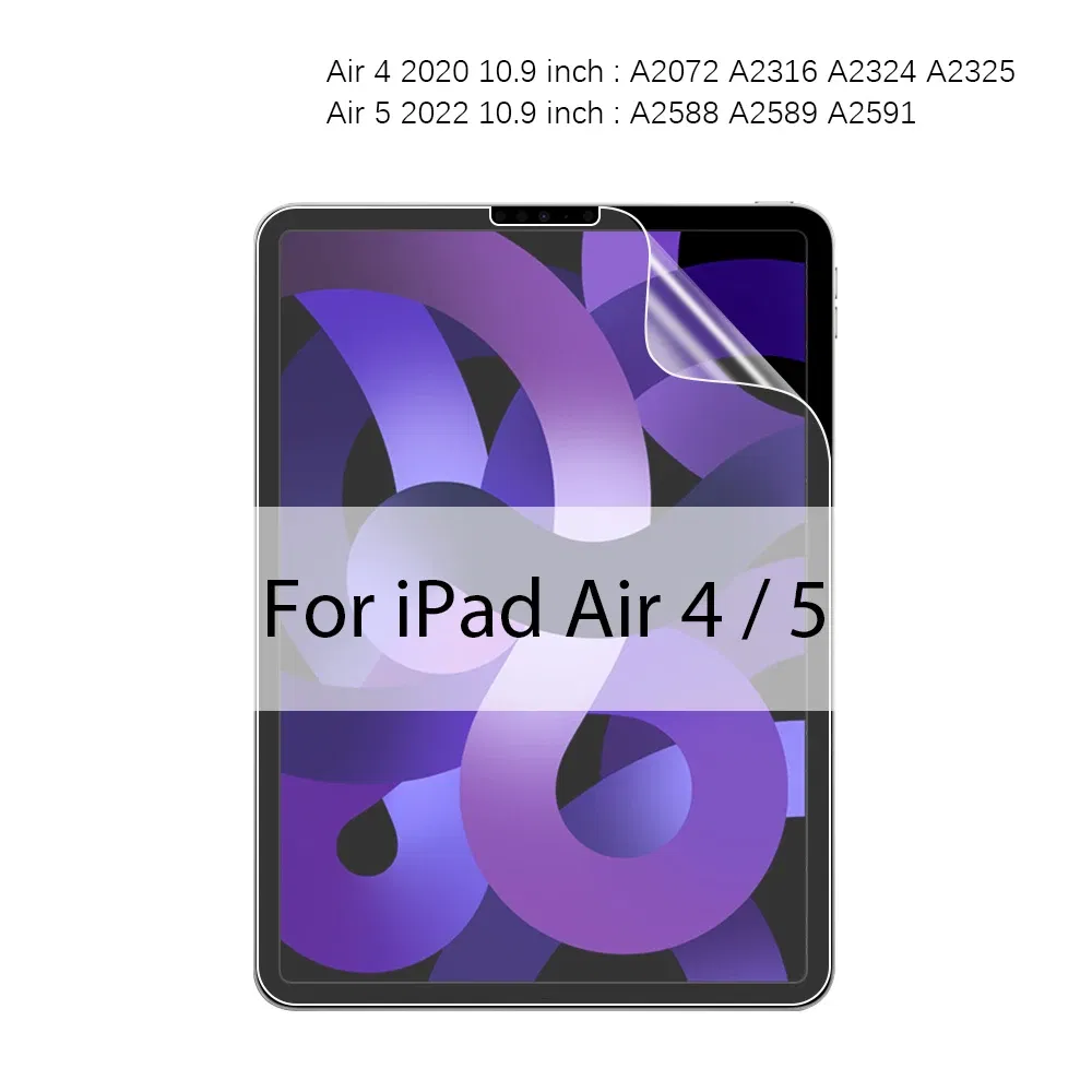 Color: Blue - Like Paper Film Screen Protector For Ipad Pro 13 12.9 11 2024 10th Generation Air 4 5 9th 8th 7th 10.2 Mini 6 Matte Film Writer