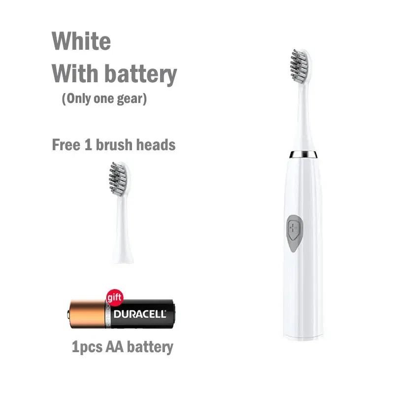 Color: Brown - Sonic Children Electric Toothbrush Colorful Cartoon Cute Pattern Ultrasonic Rechargeable Soft Hair Smart Brush Oral Cleaning