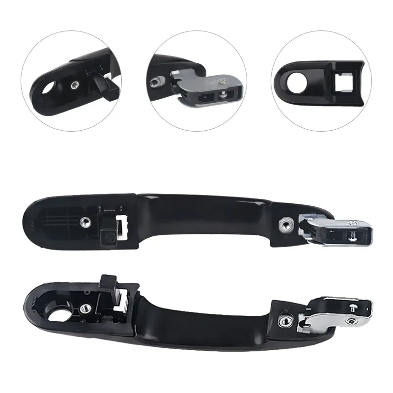 Color: Lavender - 1 PCS Left & Right For Hyundai Tucson 2004-2019 83660-2E000 Car External Handle Bowl External Door Handle Ourside Door Handle