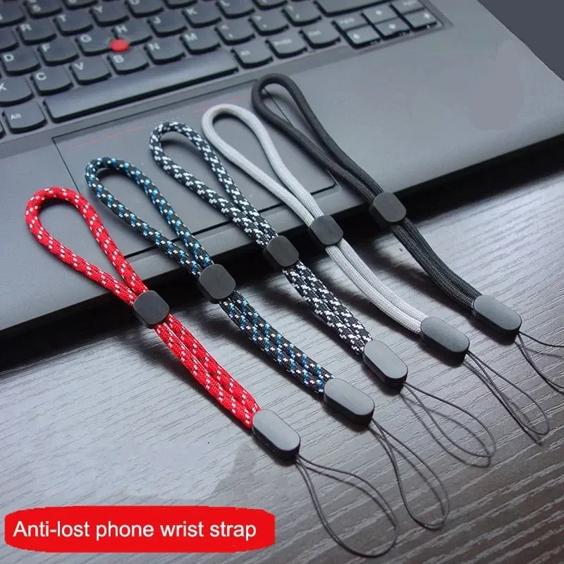 Color: Blue / Green - Adjustable Hand Wrist Lanyard Strap String for Mobile Phone Keys Keychains USB Flash Drives U Disk Camera Anti-lost Lanyard