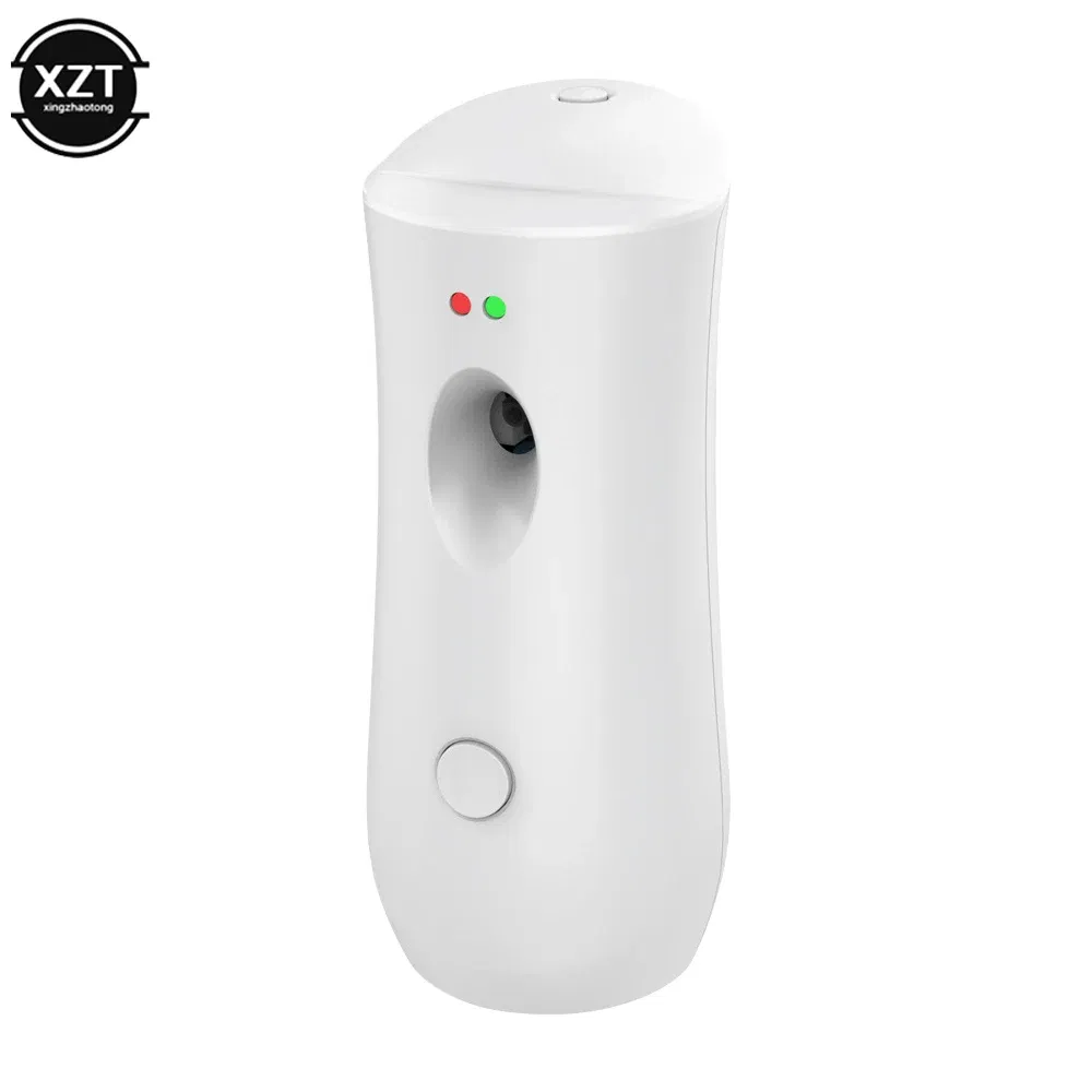 Color: WHITE - Automatic Air Freshener Dispenser Timed Spray Dispenser Wall Mounted/Free Standing Fragrance Diffuser for Car Home Room Supplies