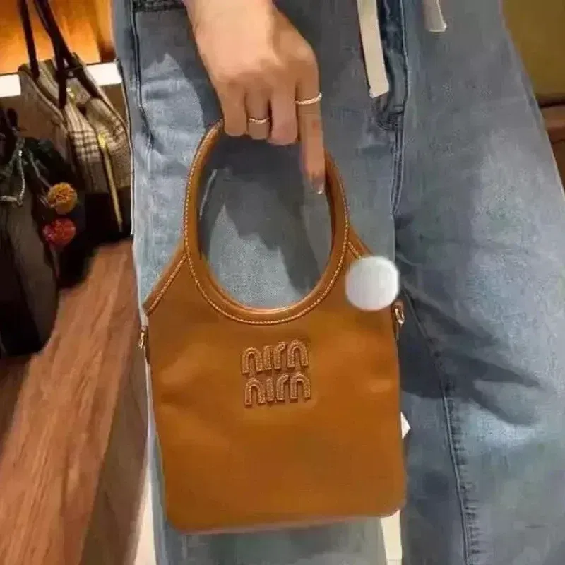 Color: Blue - Retro Hobo Thousand Bird Grid Mini Underarm Bag, Mao Ni Large Capacity Shoulder Cross Carrying Tote Bag
