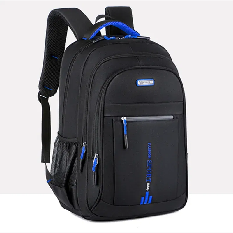 Color: Blue - 2025 New Large Capacity Oxford Cloth Leisure Travel Backpack College Students Backpack Fashion Business Laptop Backpack