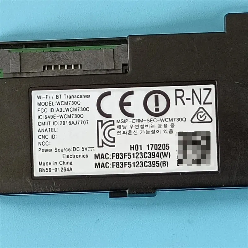 Original For BN59-01264A BN59-01264B WCM730Q Wi-Fi Wireless Module QN49Q65FNF QN49Q6FNAF HG43NJ690UF HG50NJ690UF HG55NJ690UF