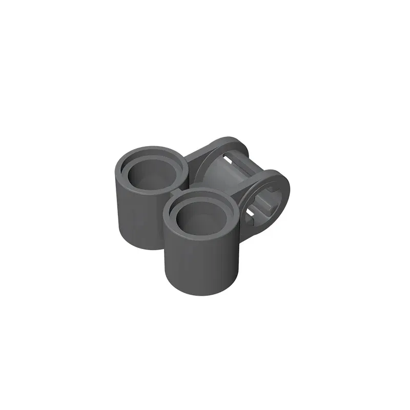 Color: Clear - Gobricks GDS-927 Technical, Axle and Pin Connector Perpendicular Double compatible with lego 32291 pieces of children's toys