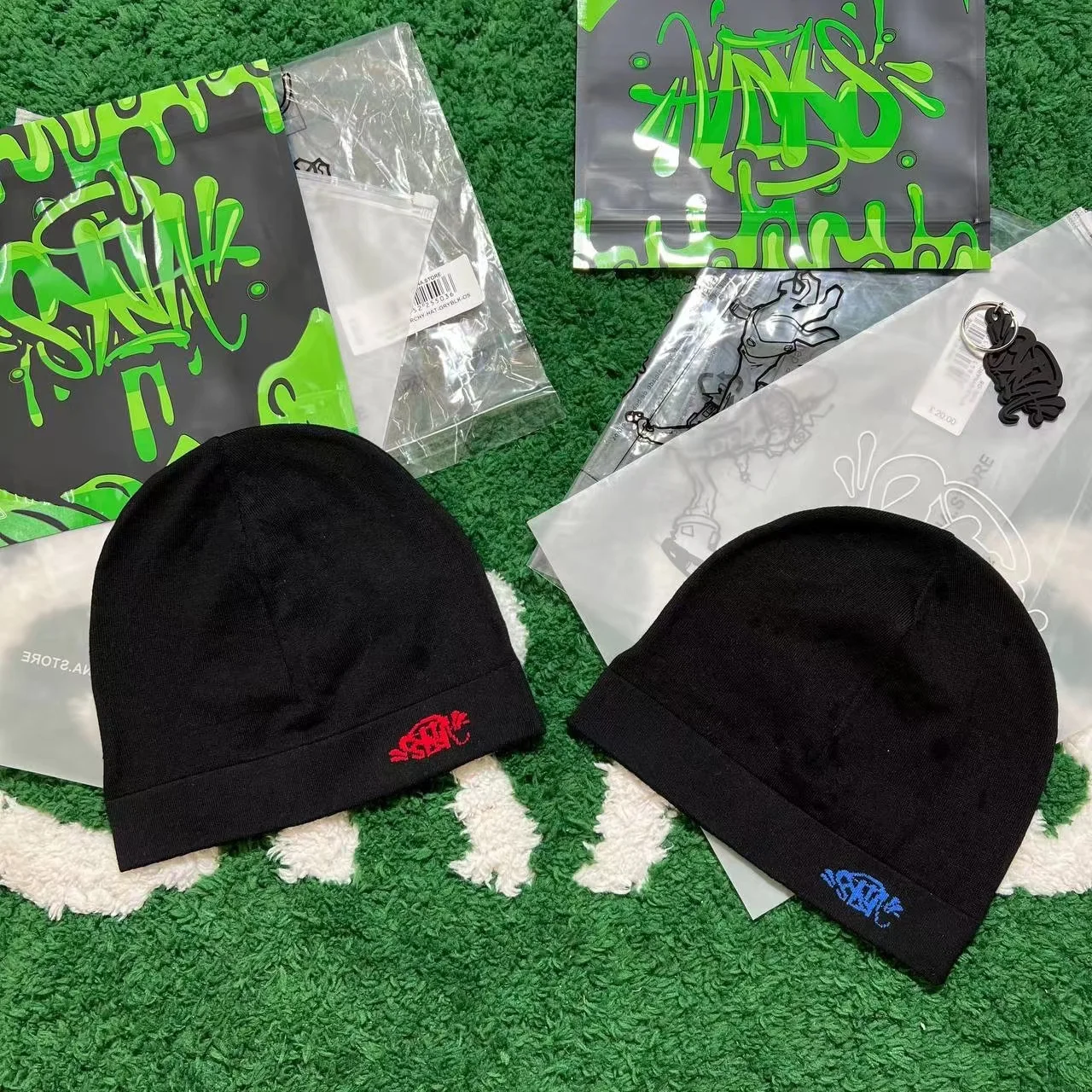 Color: Blue - Syna Running Cap Syna World Skull Hat2023 New Knitting Syna Beanie Hat MenWomen Paragraph Quality Cap Y2kWarm Beanies