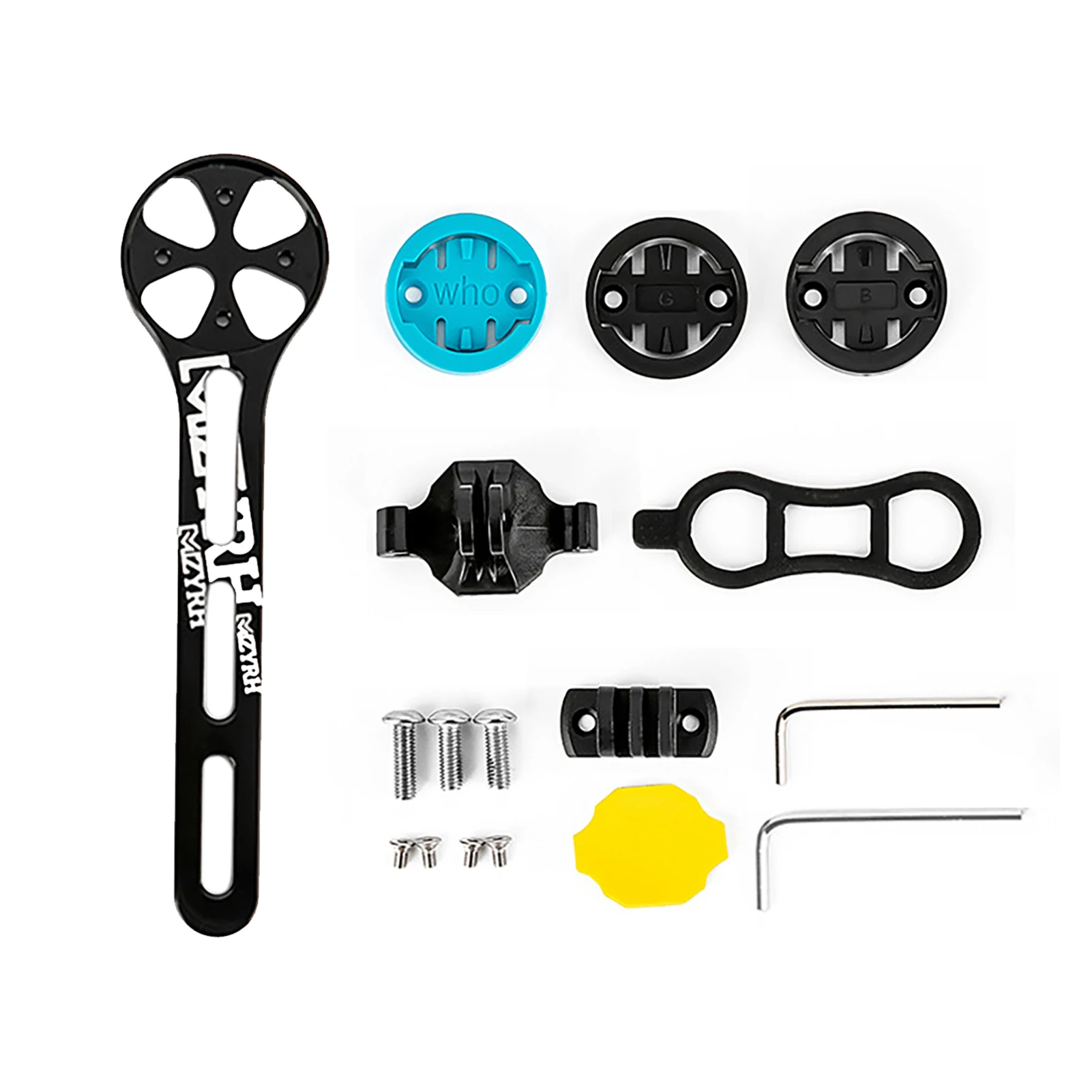 Color: black, Ships From: CN - Bicycle Stopwatch Holder Bike Computer Bracket Adapter MTB Bike Speedometer Stem Mount For Garmin Bryton Cateye Cycling