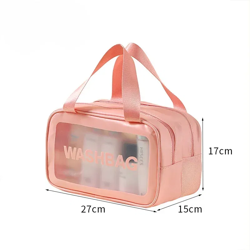 Color: PURPLE - Wet-dry separation makeup bag portable toiletry bag travel essentials large capacity storage bag fitness swimming essentials