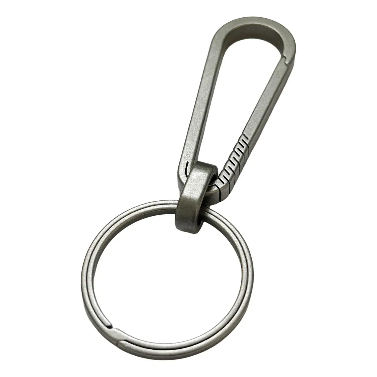 Color: Blue - High-End Titanium Keychain Men Car Key Chain Key Ring Ultra Lightweight EDC Carabiner Key Holder Outdoor Hiking Buckle Tool Gift