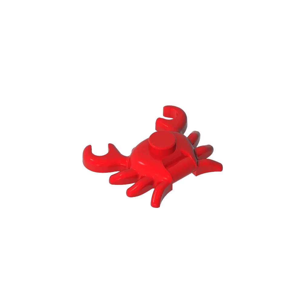 Color: black - Gobricks GDS-2024 Animal, Crab compatible with lego 33121 Assembles Building Blocks children's toys