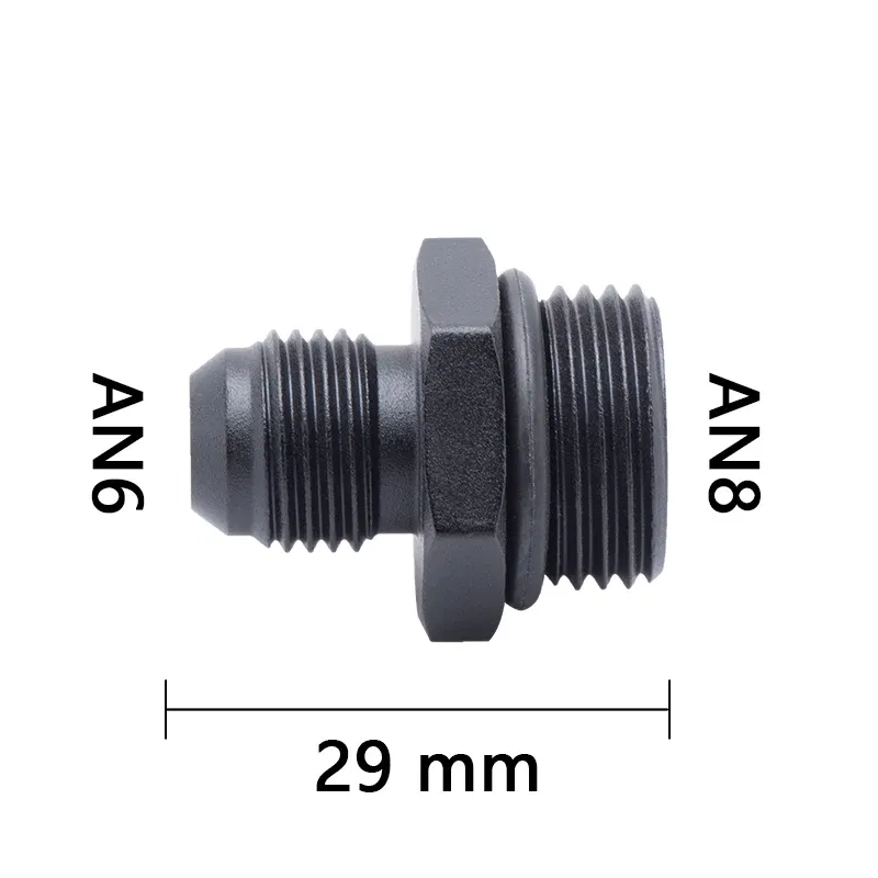 Color: Beige - Oil Hose Straight Fitting Hose Adapter Oil Cooler Fitting An6 to An6 An8 An10 1/2 1/8 3/8 1/4 NPT 5/16,AN10 AN8 to 9MM M18 M12