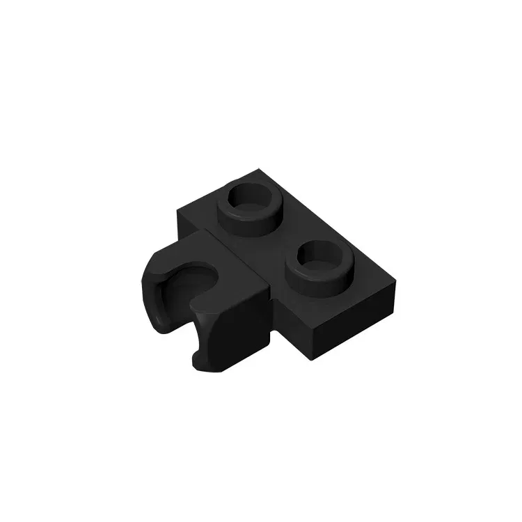 Color: Blue - MOC PARTS GDS-850 Plate, Modified 1 x 2 with Small Tow Ball Socket on Side compatible with lego 14704 pieces of children's toys
