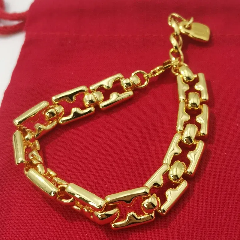 Metal Color: Titanium Plated - gift of New Hot Spanish jewelry lightweight luxury jewelry bracelet ladies party exquisite accessories high-quality gifts