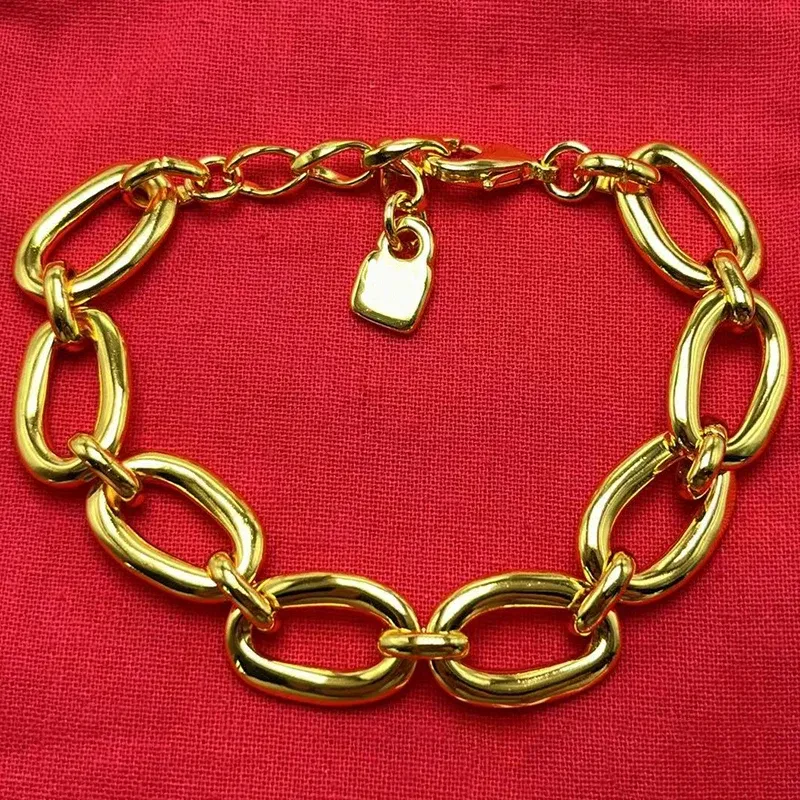 Metal Color: Titanium Plated - gift of New Hot Spanish jewelry lightweight luxury jewelry bracelet ladies party exquisite accessories high-quality gifts