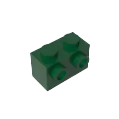 Color: Dark Khaki - MOC PARTS DIY GDS-634 BRICK 1X2 W. 2 KNOBS compatible with lego 11211 children's toys Assembles Building Blocks Technical