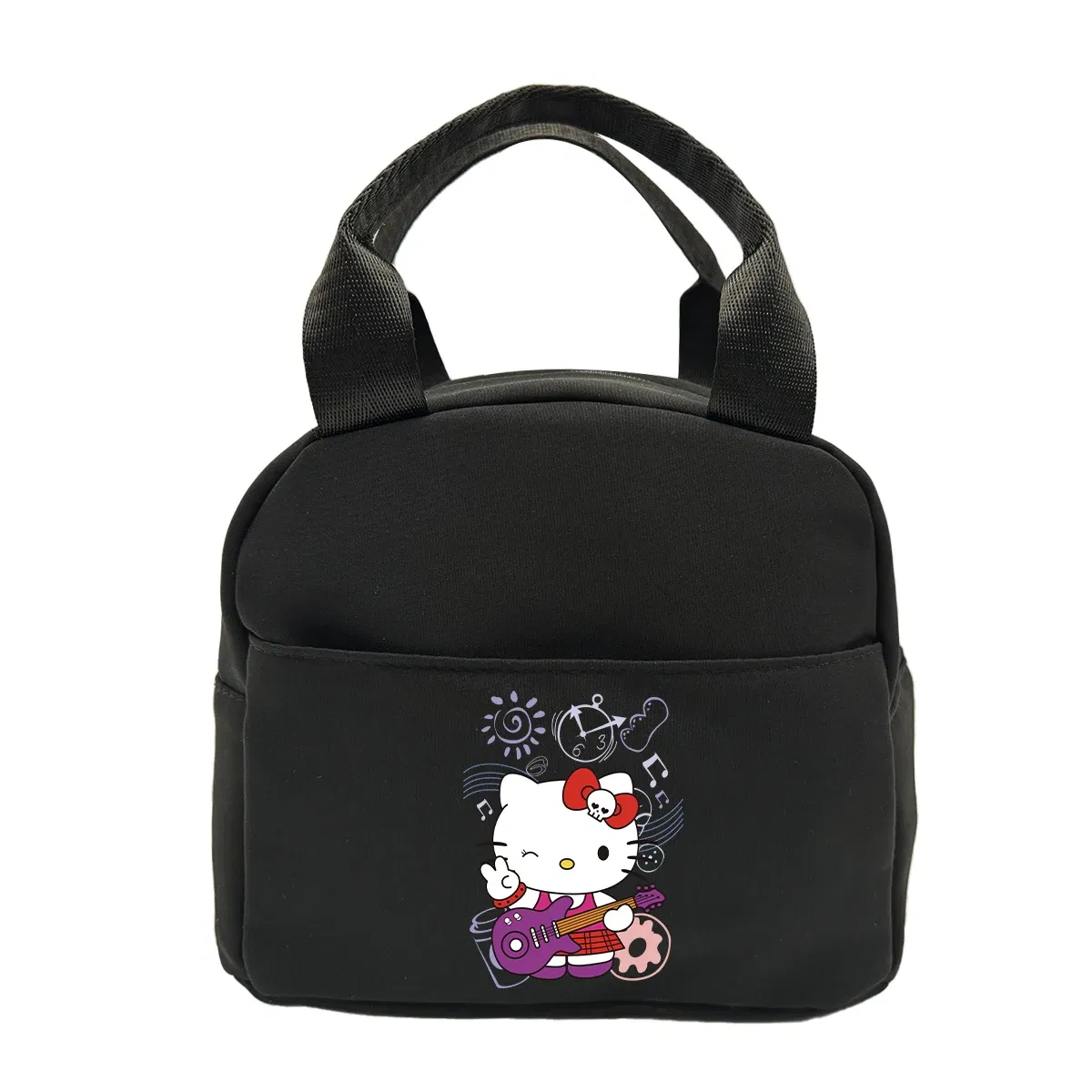 Color: Pink - Hello Kitty Children's Lunch Bag Primary School Lunch Box Bag Children's Best Gift Cartoon Mochila Best Gift for Children