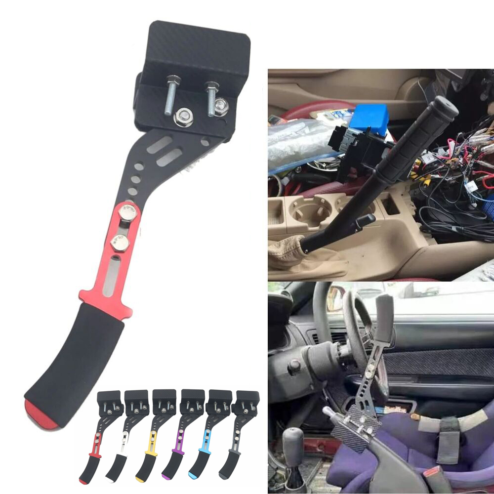 Color: Blue - 6 Colors Aluminum Drift Handbrake Extension Extender Lever Universal Fit For Most Car