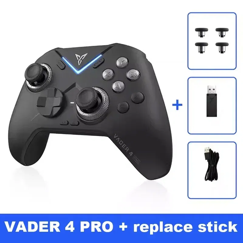 Color: silver, Ships From: CHINA - New! Flydigi Vader 4 Pro Game Handle Athletic Elite Wireless Gamepads Gaming Controllers With Hall Rocker For PC/NS/Mobile/TV