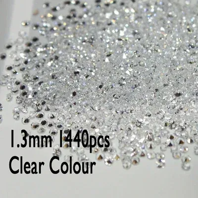 Color: Neo Chrome - 1440pcs Shiny Crystal AB Mini Pixie Nail Rhinestones Glitter 3D Micro Diamonds for Nails Art DIY Accessories