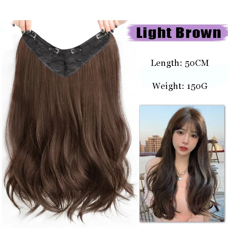 Color: P4/30 - AOSI Part Synthetic Clip In Hair Extension Long Thick Curly Natural Blonde Flase Hair Hairpieces For Women Heat Resistant